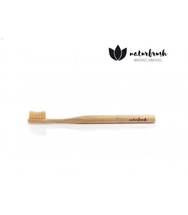 Cepillo dientes adulto bambú Natural