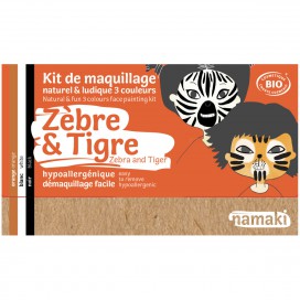 Kit de Maquillaje Infantil Bio Cebra & Tigre Namaki