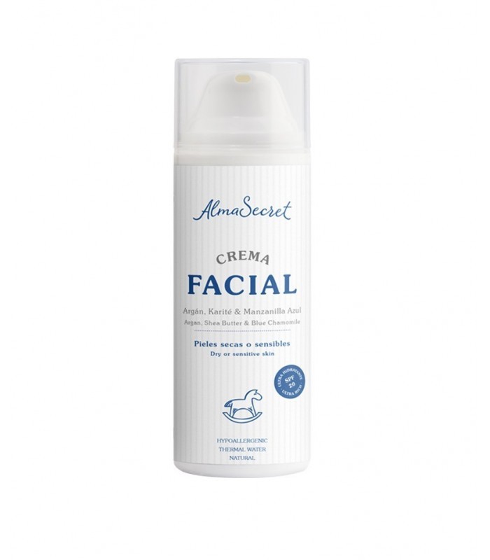 Crema Facial Hidratante con protección SPF20 ALMA SECRET - My Natural Baby  Box