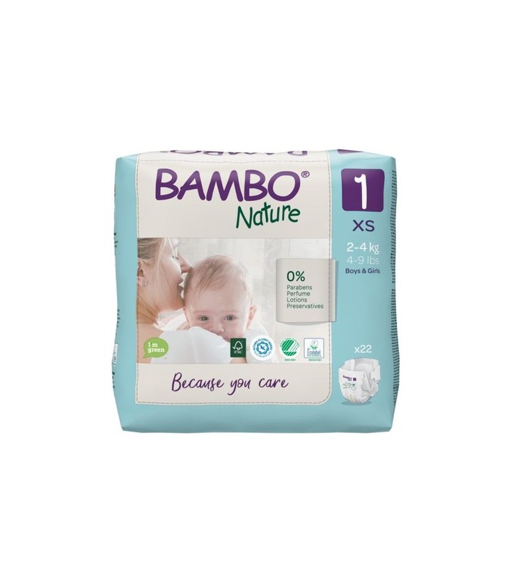 Pañales de bambú natural recién nacido – Nappico