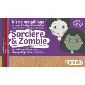 Kit de Maquillaje Infantil Bio Bruja & Zombie Namaki