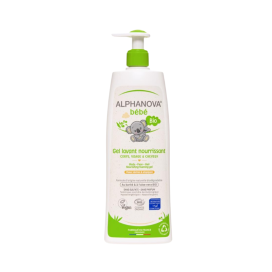 Gel champú Nutritivo Piel sensible y seca Alphanova Bebé 500ml