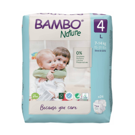 Pañales Talla 4 Maxi (7-14 kg) Eco 48 Bambo Nature